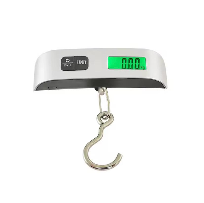 Portable scale Digital LCD Display 110lb/50kg electronic luggage hanging  suitcase weight balance tools